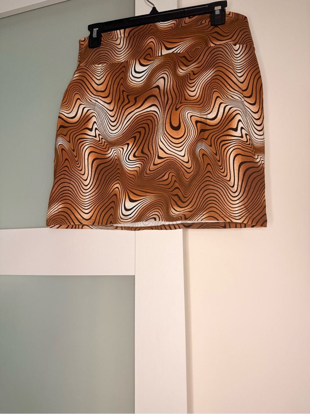wild fable Brown and White Swirl Mini Skirt